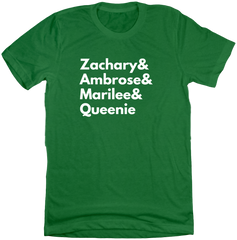 Nine Lives of Christmas Hallmark Cast Shirt Dressing Festive green T-shirt