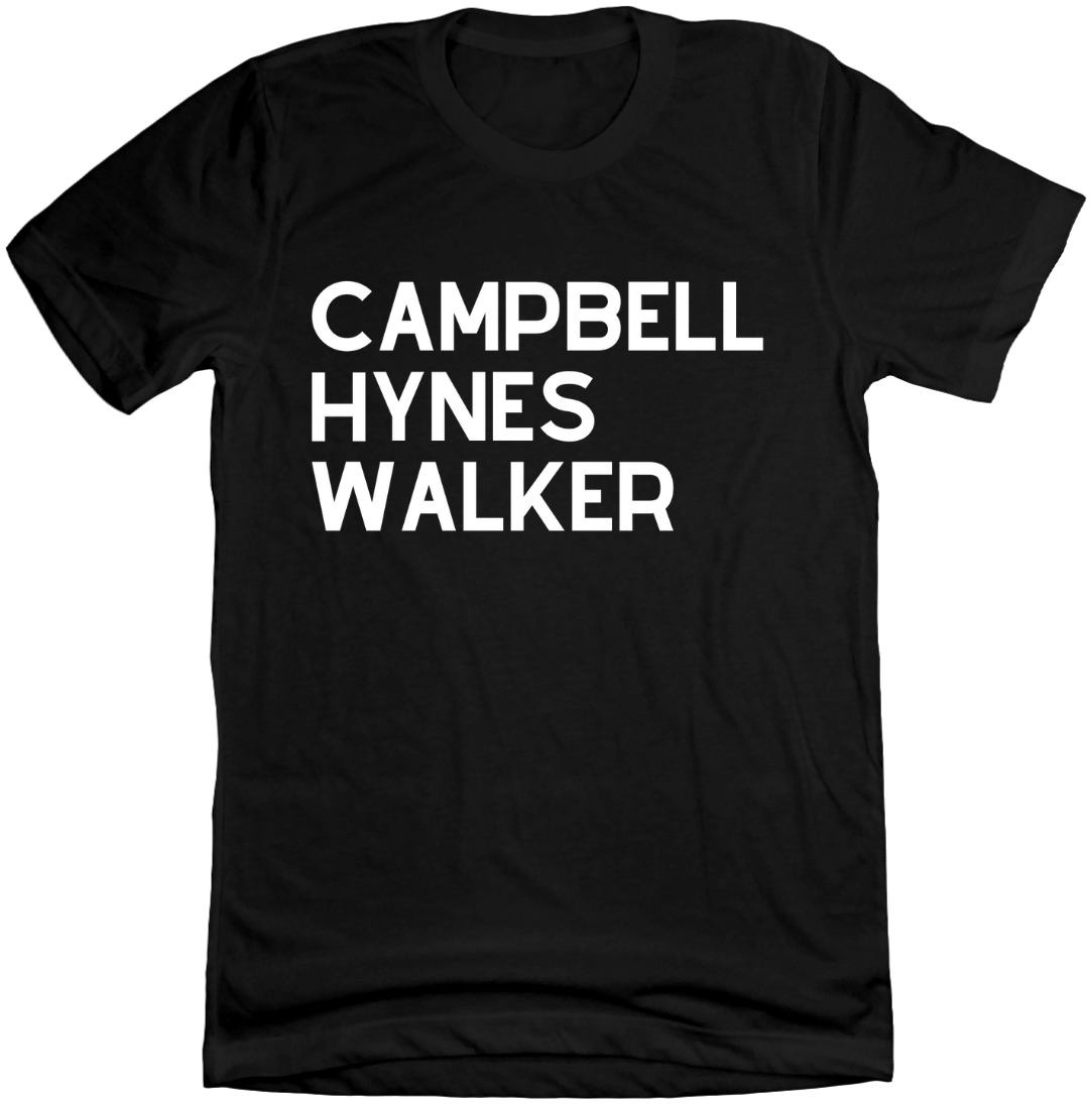 Campbell Hynes Walker the Three Wiseman Dressing Festive Tee black