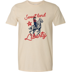 Sweet Land of Liberty Dressing Festive T-shirt natural