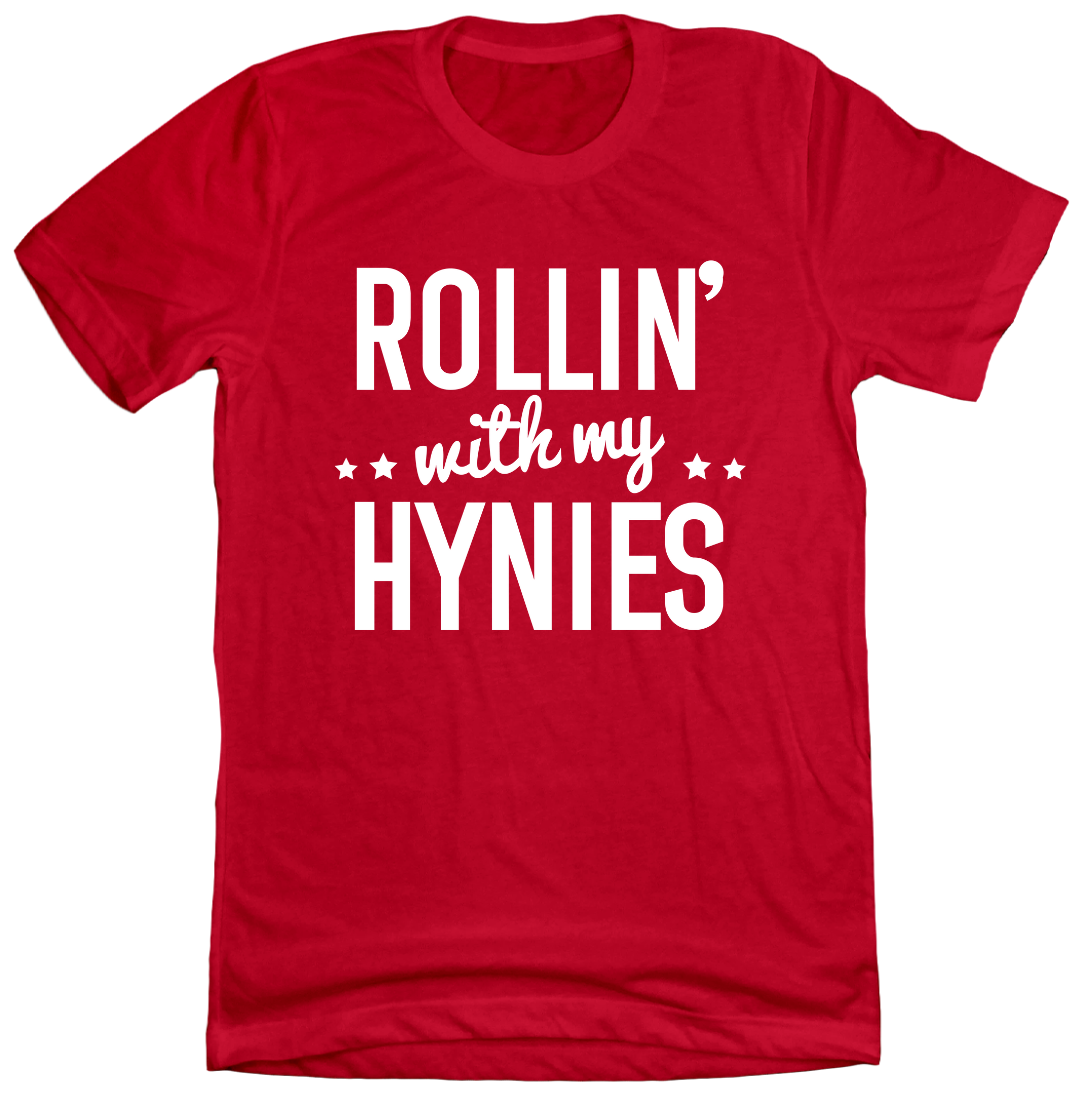 Rollin with my Hynies Dressing Festive T-shirt red