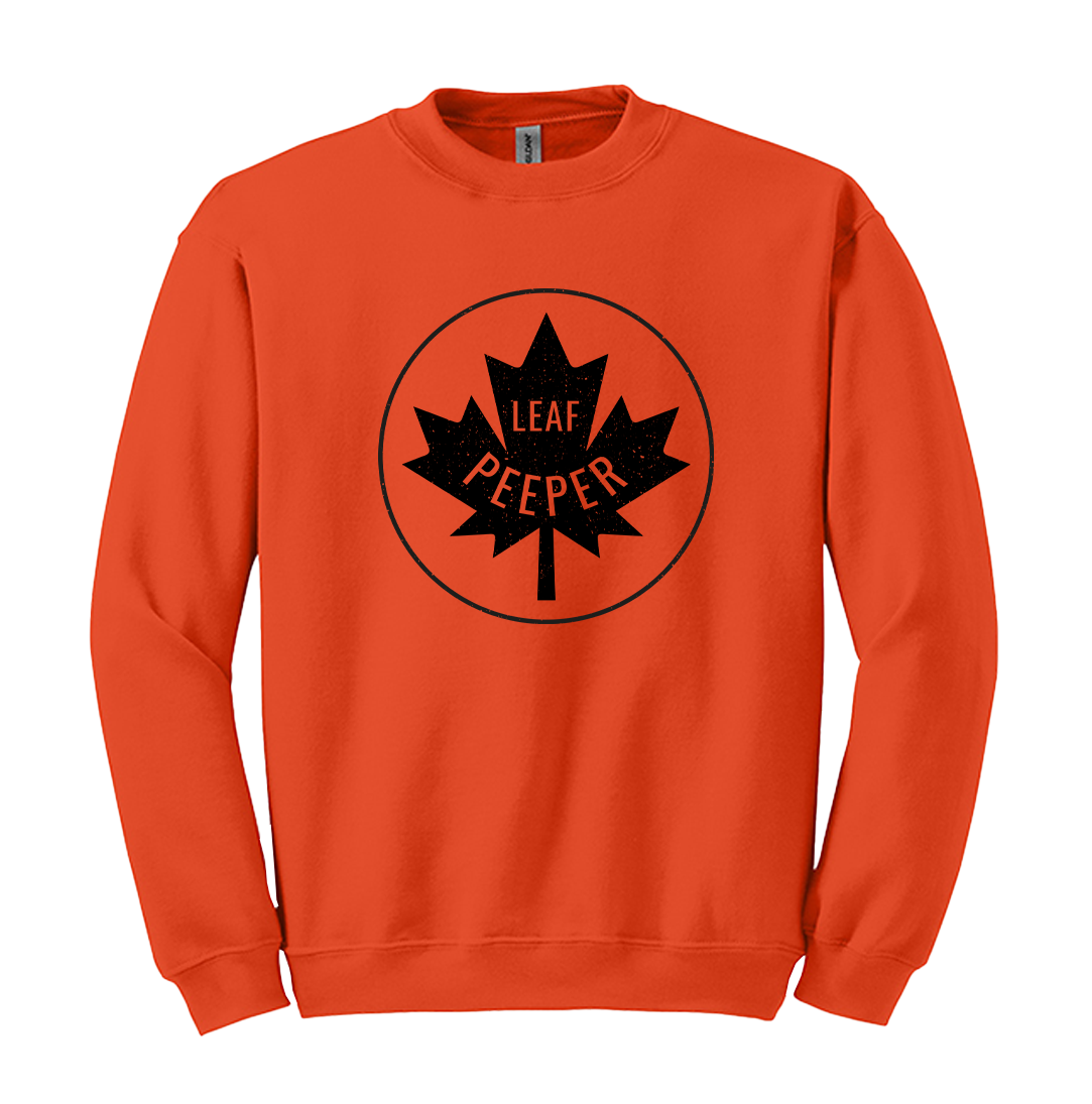 Leaf Peeper Black Print