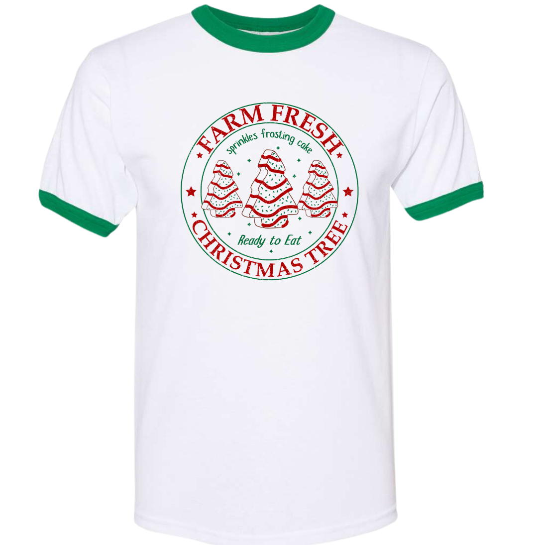 Fresh Farm Christmas Tree Cakes