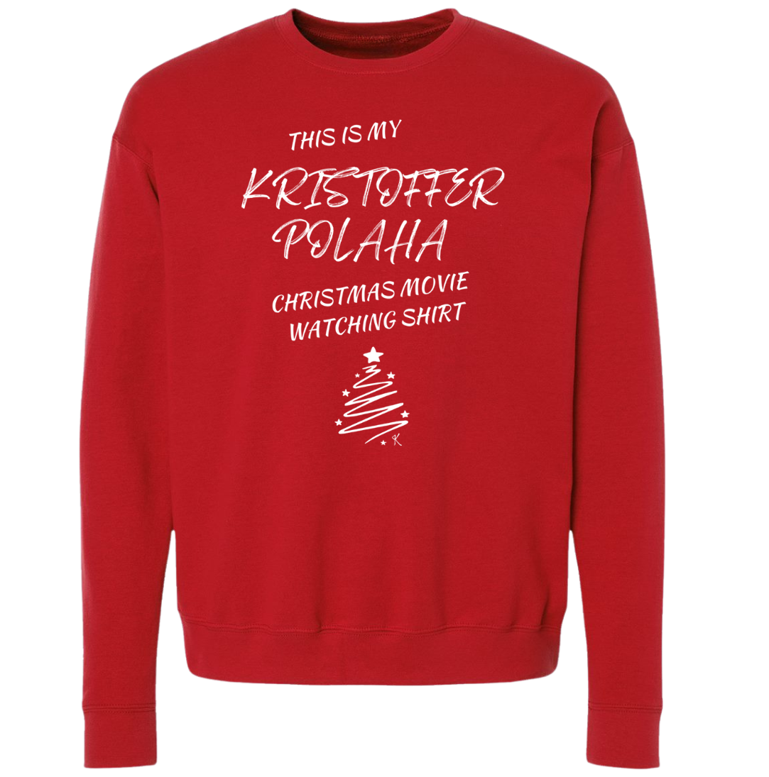 Kristoffer Polaha Movie Watching Shirt All White Design