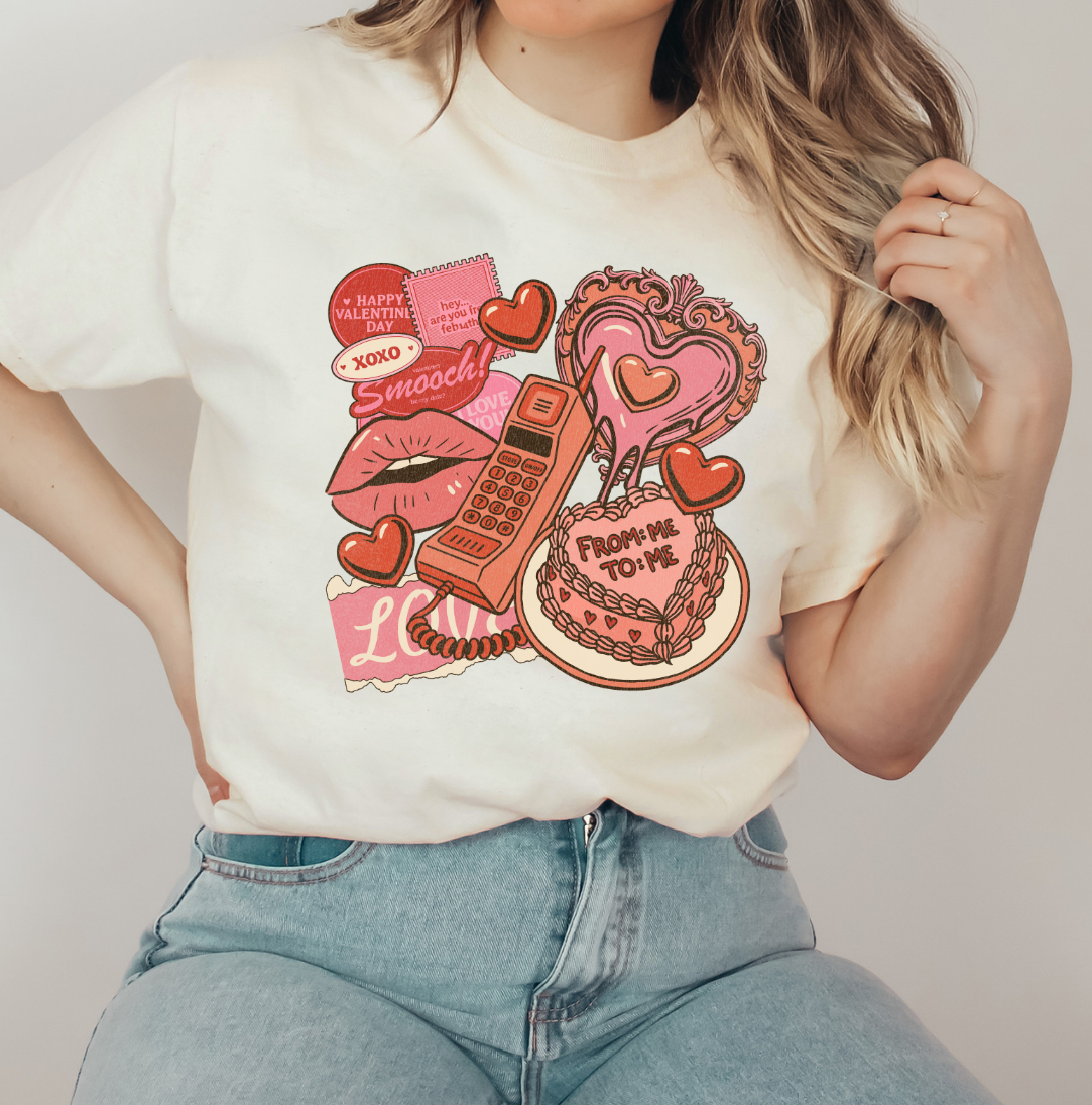 Retro Valentine Collage