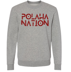 Polaha Nation Stacked Distressed Cardinal Red