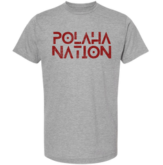 Polaha Nation Stacked Distressed Cardinal Red