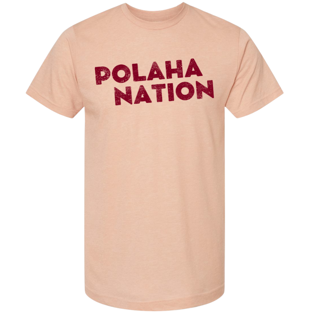 Polaha Nation Slanted Burgundy