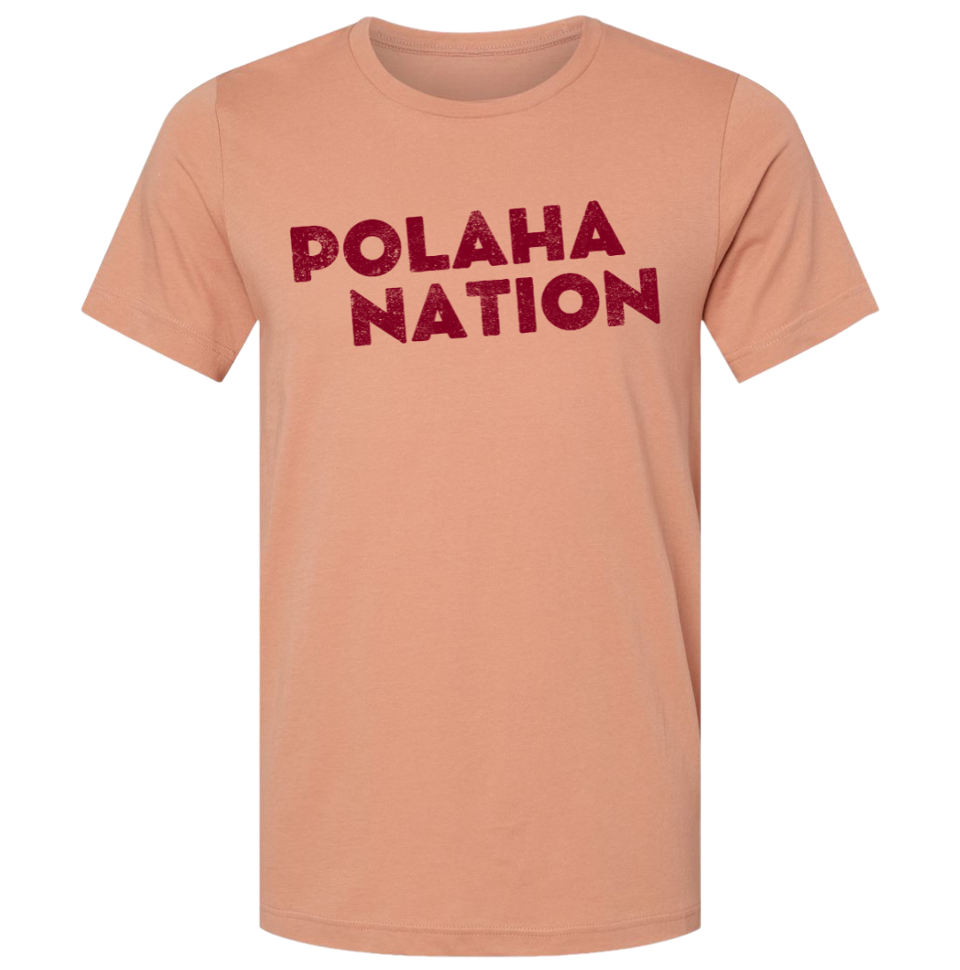 Polaha Nation Slanted Burgundy