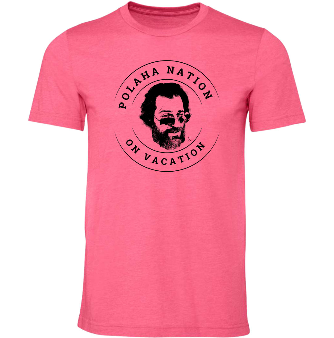 Polaha Nation On Vacation Black Print