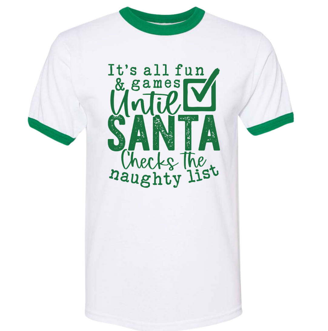 It's All Fun and Games Until Santa Checks the Naughty List