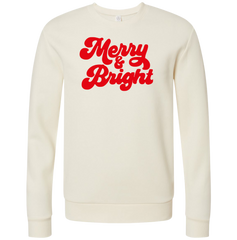 Merry and Bright Red Print