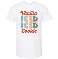 Vanilla Iced Iced Cookie