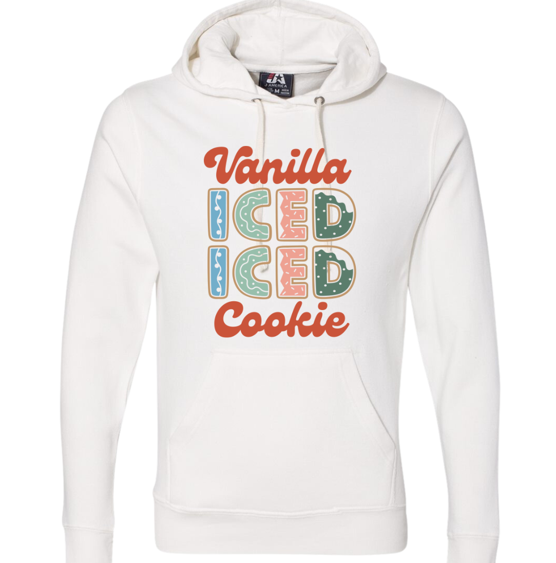 Vanilla Iced Iced Cookie