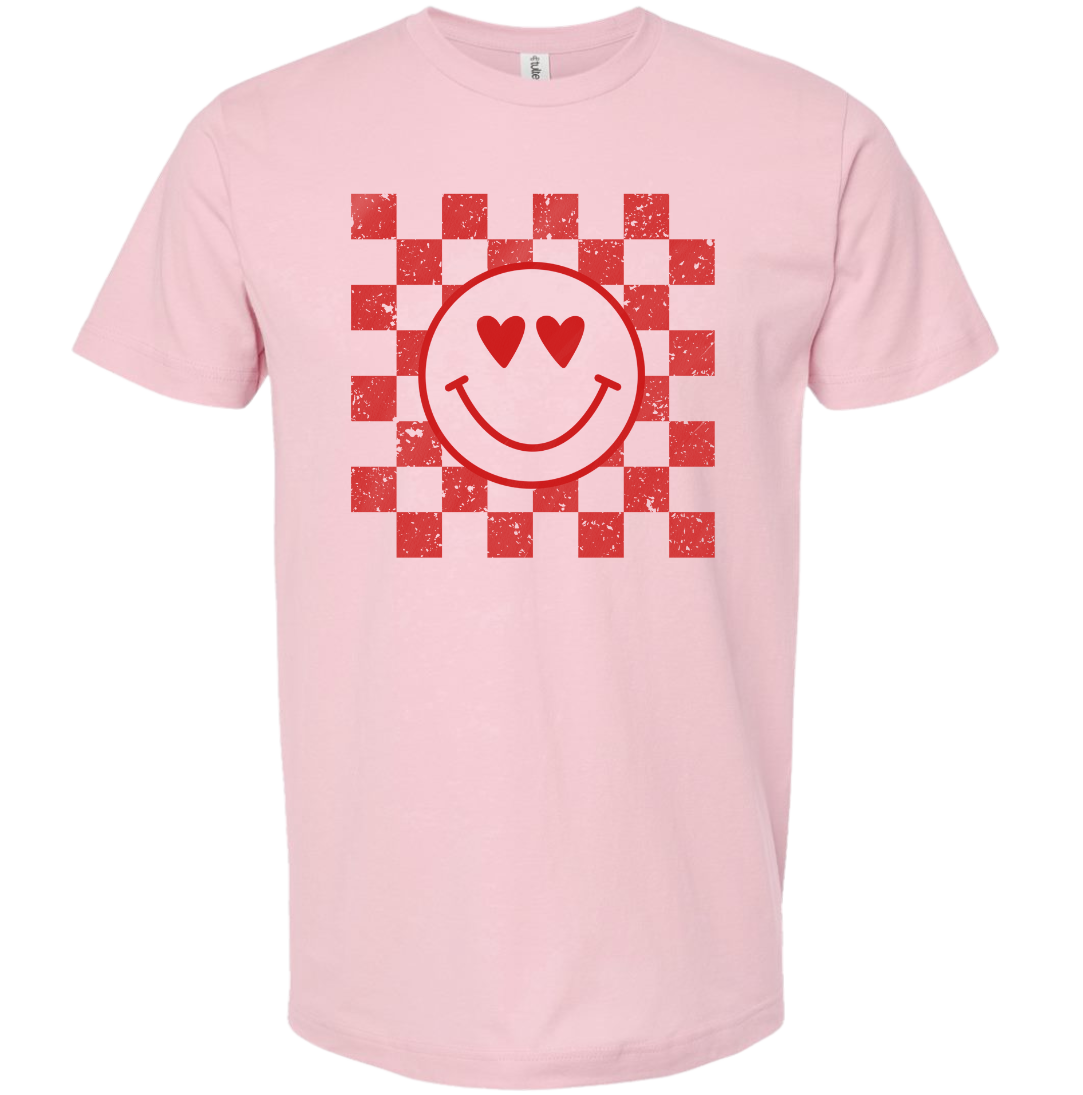 Checkered Heart Smiley