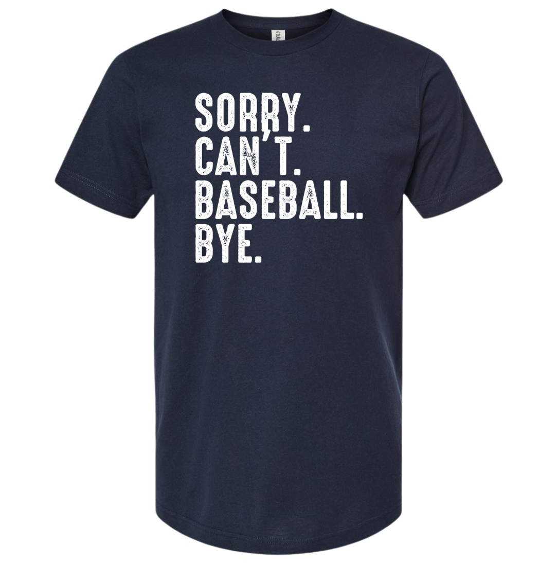 Sorry. Can't. Baseball. Bye.