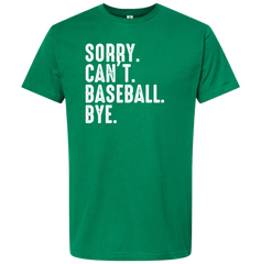 Sorry. Can't. Baseball. Bye.