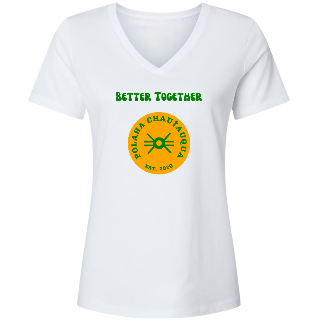 Polaha Chautauqua Better Together Green and Yellow Logo