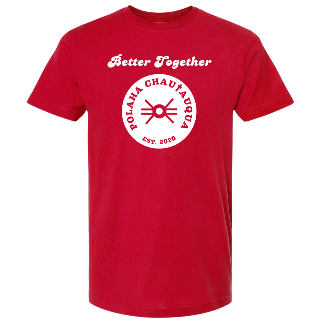 Polaha Chautauqua Better Together White Logo