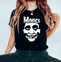 Mimics All White Print