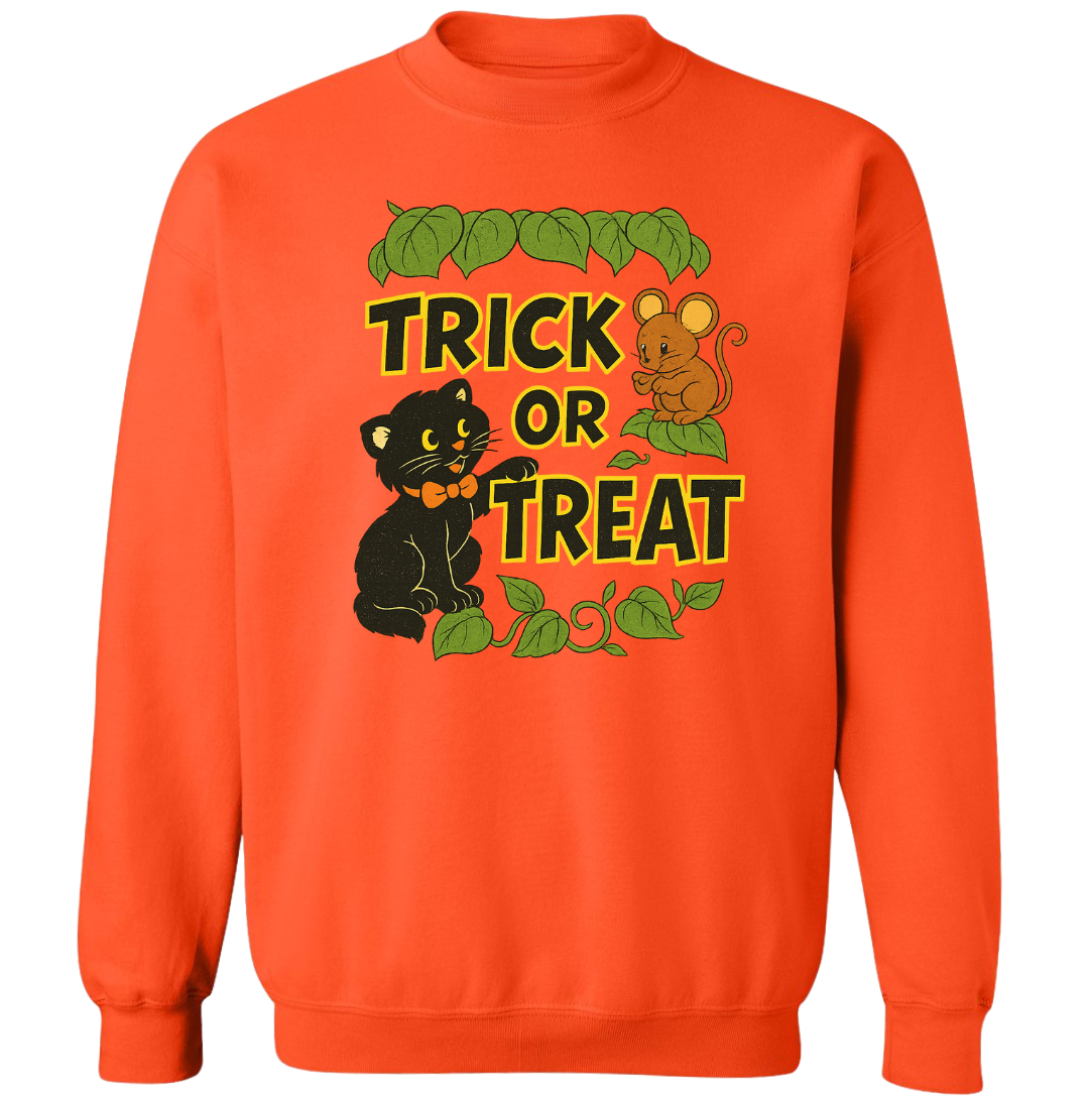 Trick or Treat Vintage Bag Print