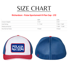 Polaha Nation Stacked Red White Blue Logo