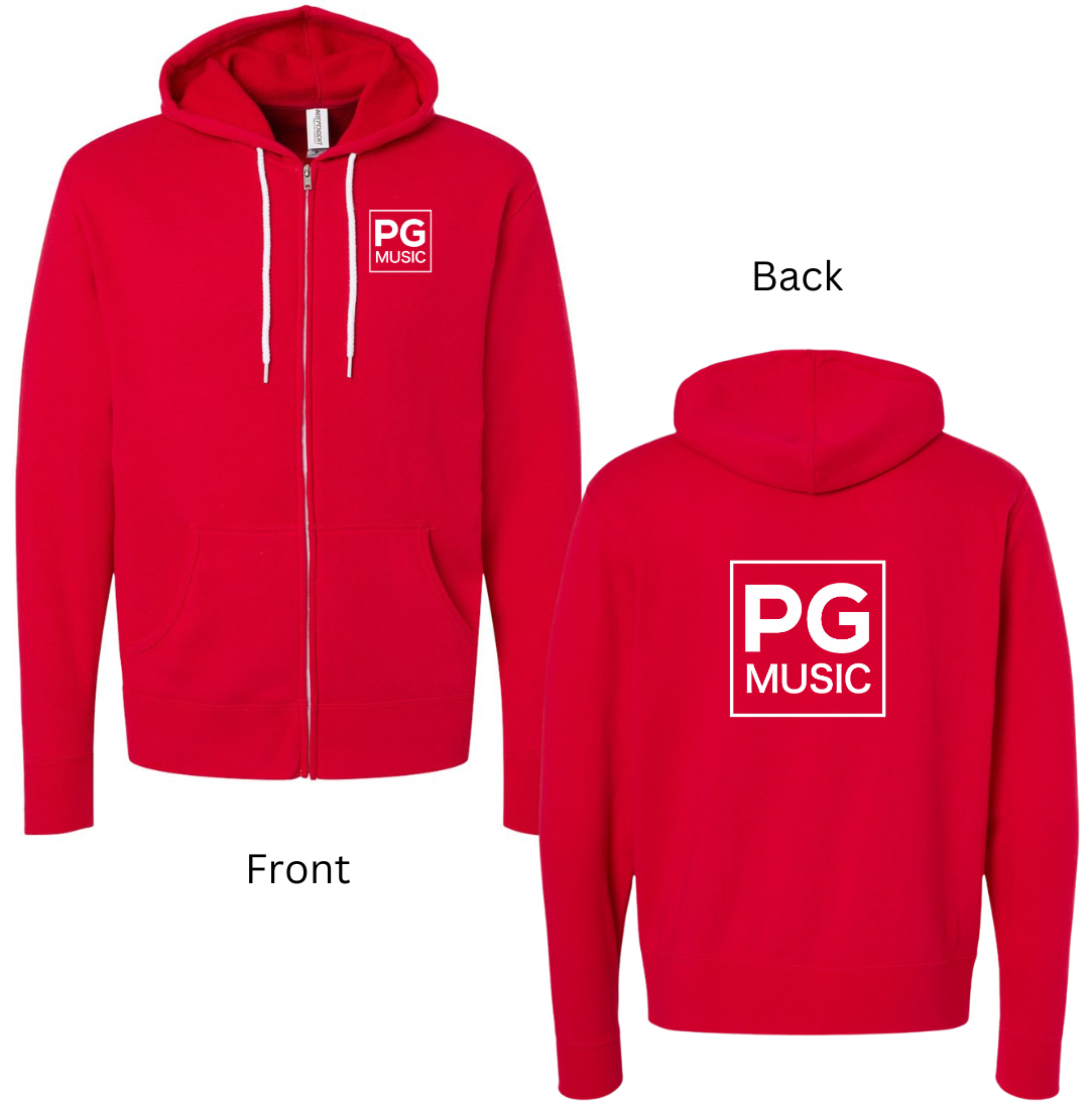 PG Music Zip Hoodie