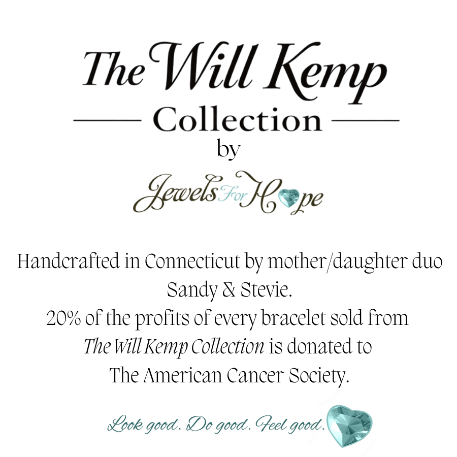 Jewels For Hope Grey Stone Leather Wrap Bracelet ASO Will Kemp