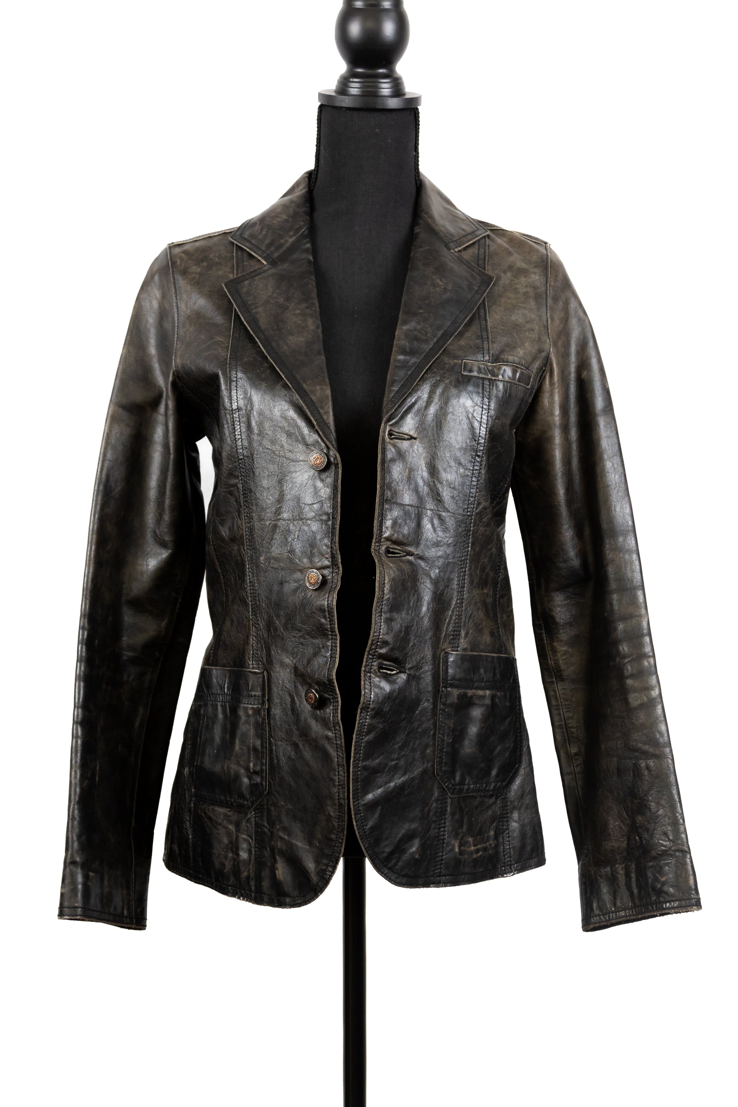 Rare Jacket EXTREMELY RARE Vintage Leather Jacket As Seen on Lorelia - Size S ...