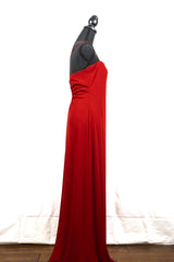 open lace back dress Rachel Allan 70304 - Fringed Halter Prom Dress 8 / Tangerine