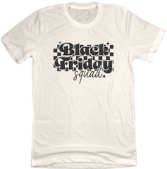 Black Friday Squad Black Text Natural T-shirt Dressing Festive