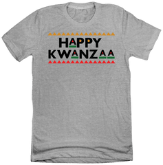 Celebrate Kwanza Dressing Festive Grey T-shirt