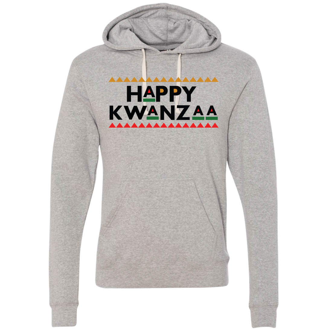 Celebrate Kwanza Dressing Festive  grey hoodie