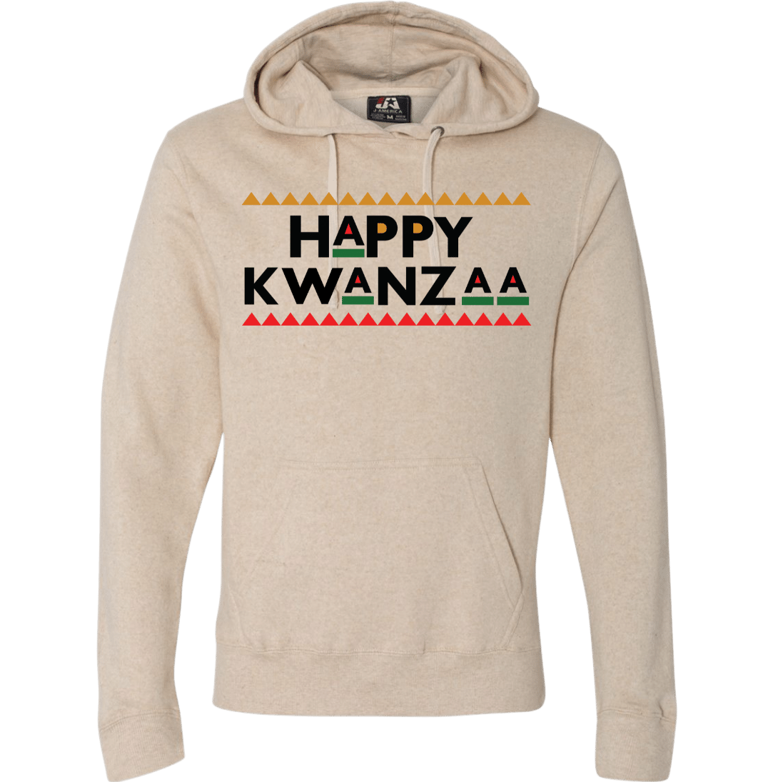 Celebrate Kwanza Dressing Festive  Oatmeal hoodie