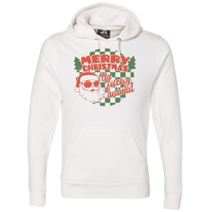 Merry Christmas Ya Filthy Animal Dressing Festive hoodie white