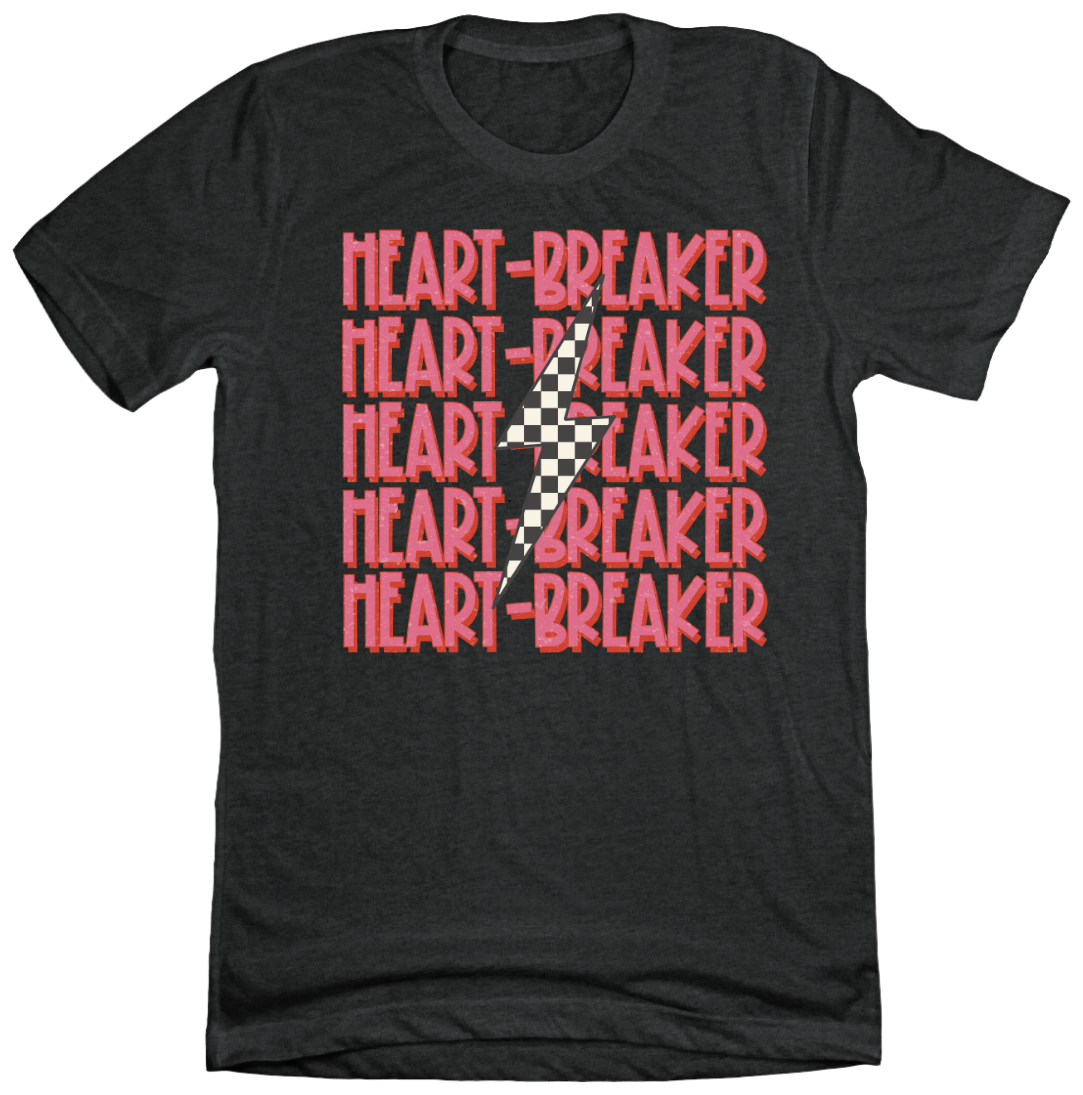 Heartbreaker Dressing Festive charcoal T-shirt