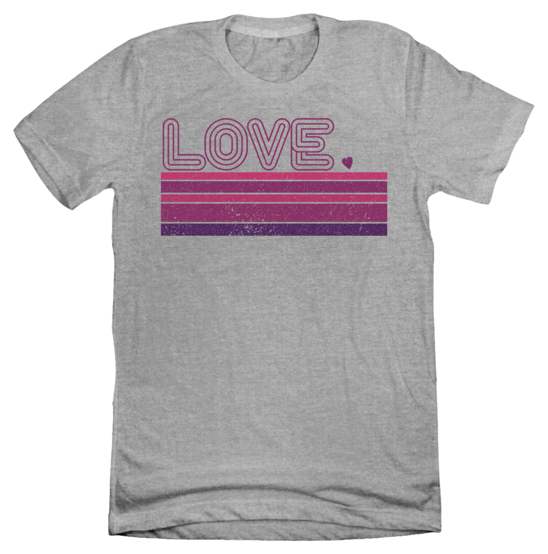 Love Stripe Dressing Festive grey T-shirt