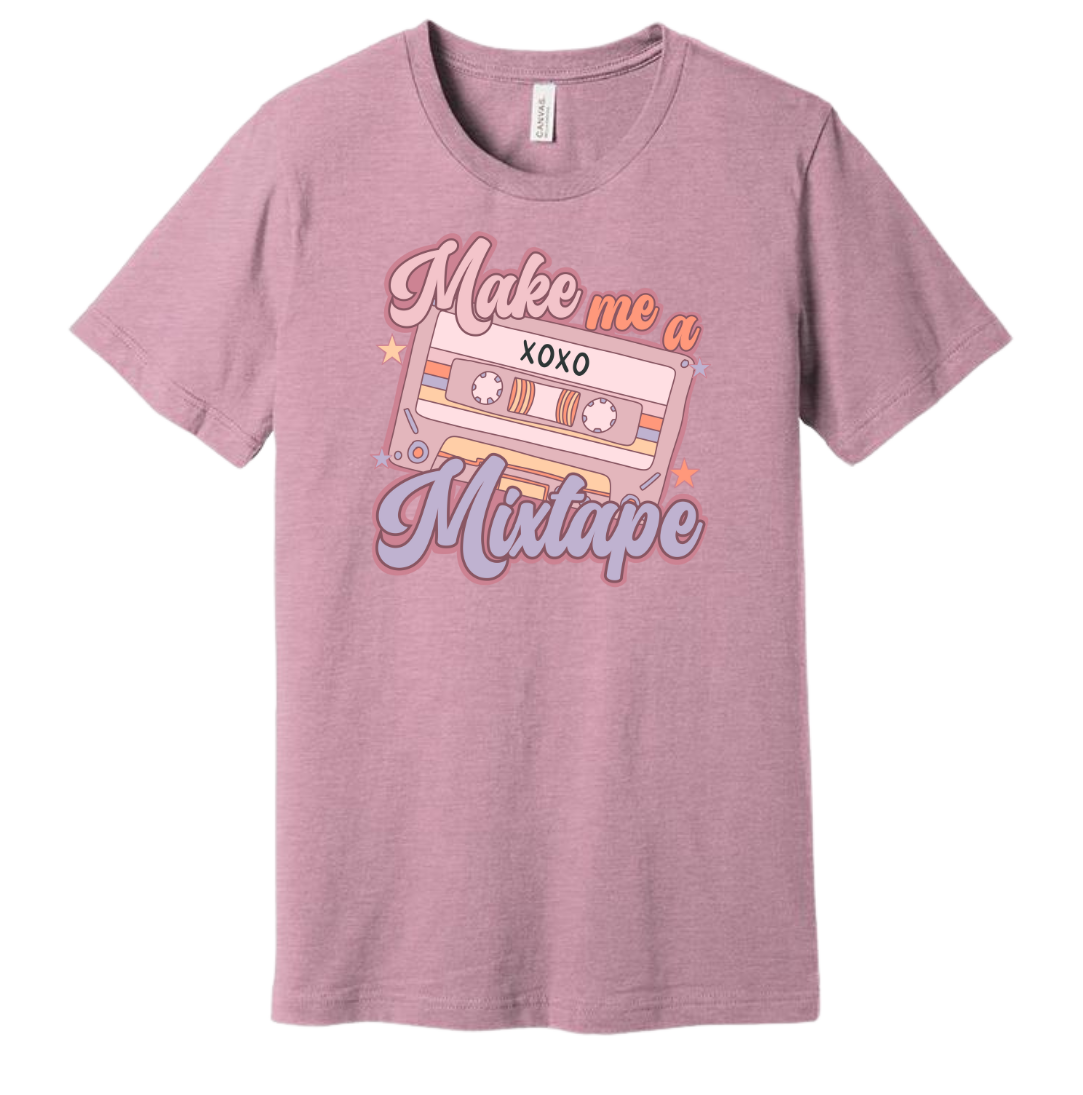 Make Me a Mixtape Dressing Festive Lilac T-shirt