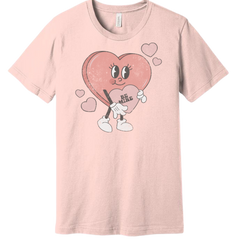 Retro Be Mine Dressing Festive Soft Pink T-shirt