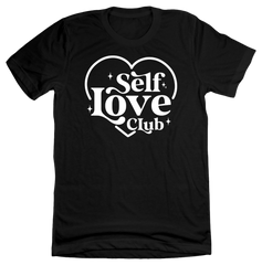 Self Love Club Dressing Festive Black T-shirt