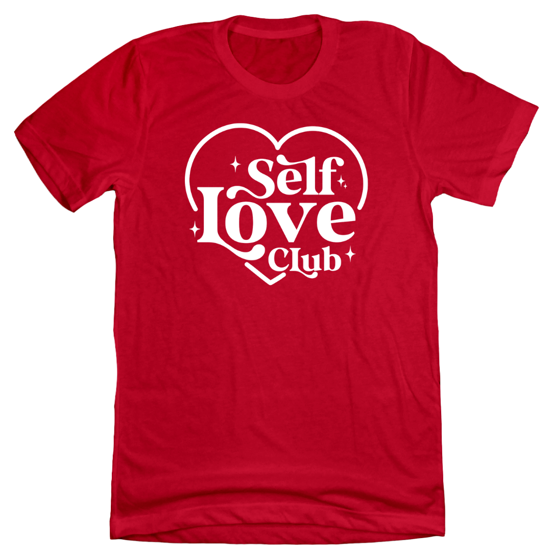 Self Love Club Dressing Festive Red T-shirt