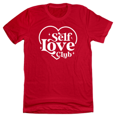 Self Love Club Dressing Festive Red T-shirt