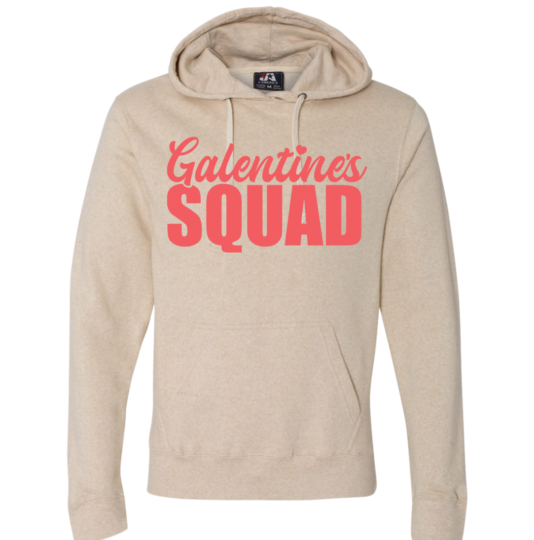 Galentine's Squad Dressing Festive oatmeal hoodie