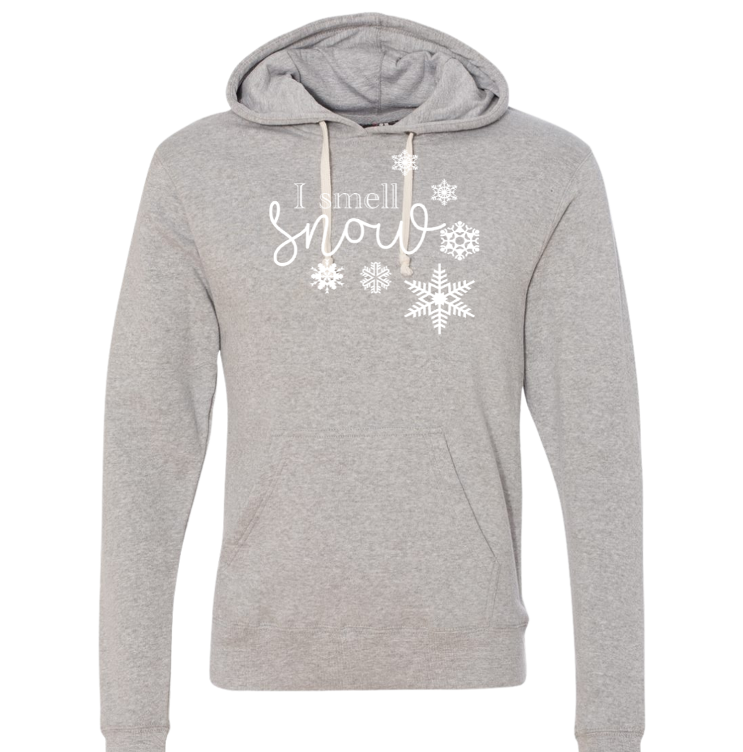 Dressing Festive I Smell Snow Girls of Star Hollow grey hoodie