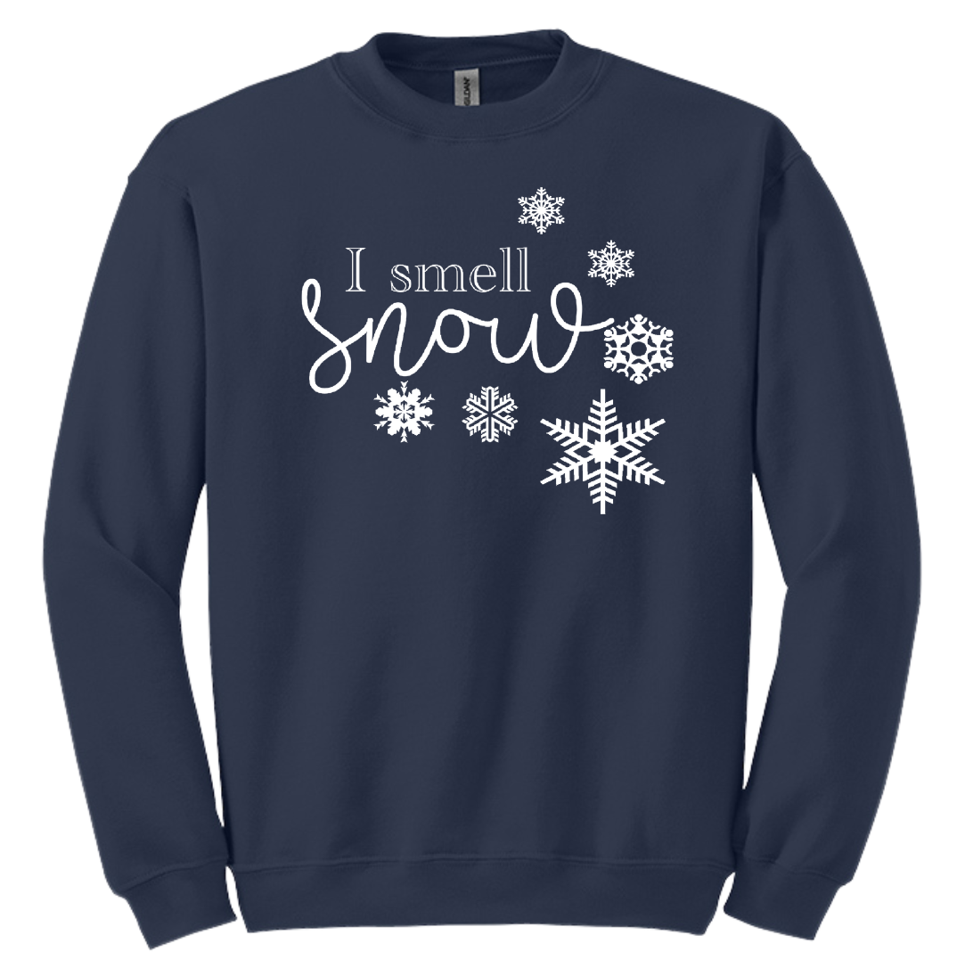 Dressing Festive I Smell Snow Girls of Star Hollow crew navy