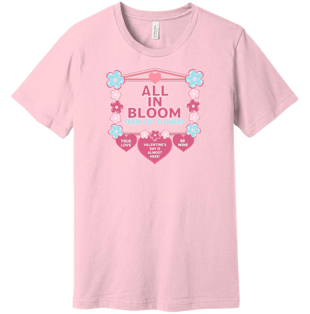 All In Bloom Dressing Festive light pink Tee