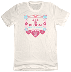 All In Bloom Dressing Festive natural white tee