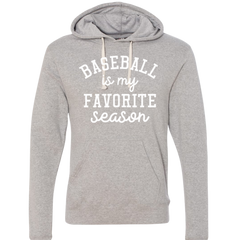 Baseball is My Favorite Season hoodie Dressing Festive grey