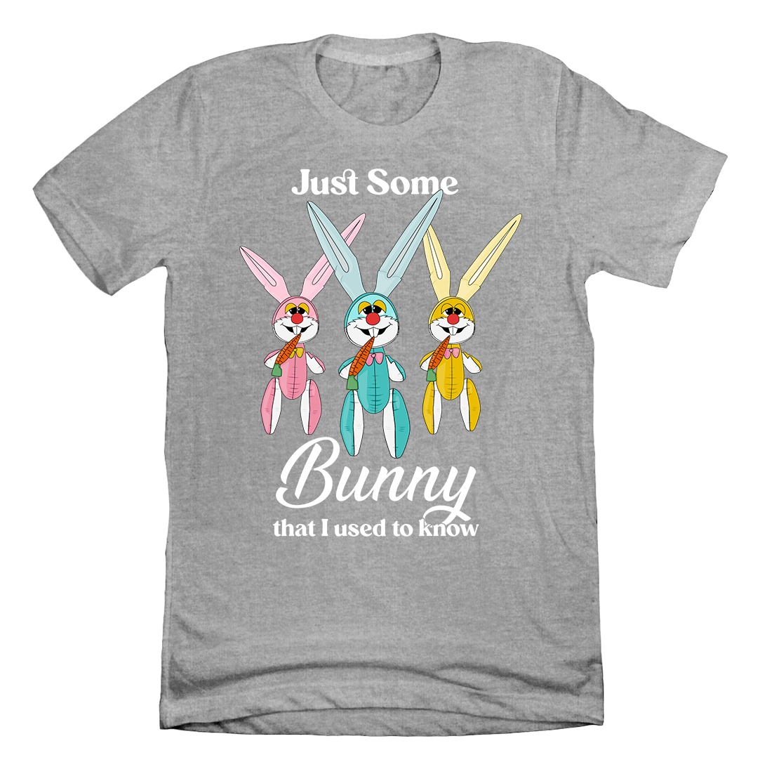 Just Some Bunny I Used to Know Dressing Festive grey T-shirt