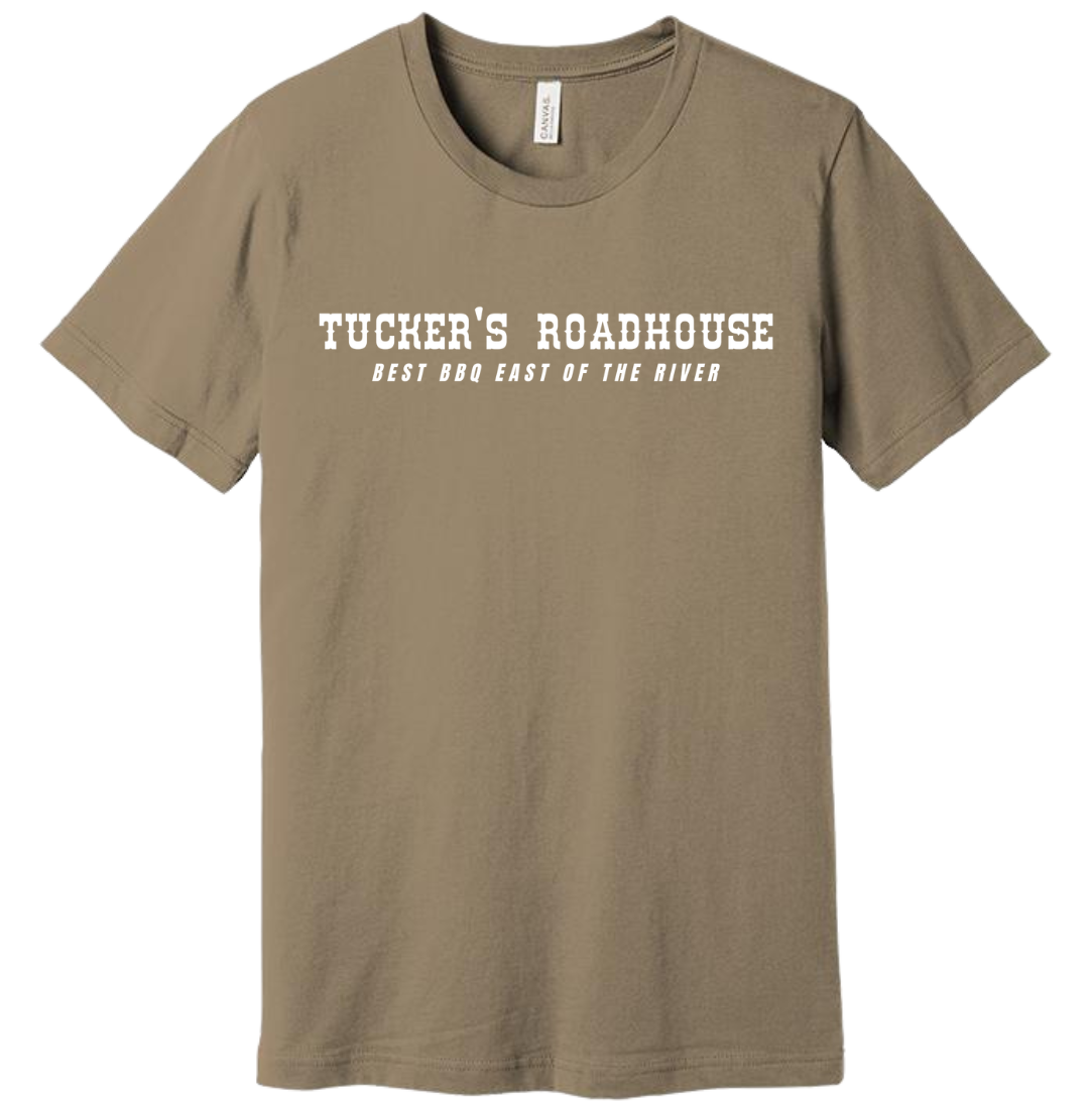Tucker's Roadhouse Dressing Festive T-shirt tan