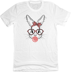 Bunny Gum T-shirt Dressing Festive white